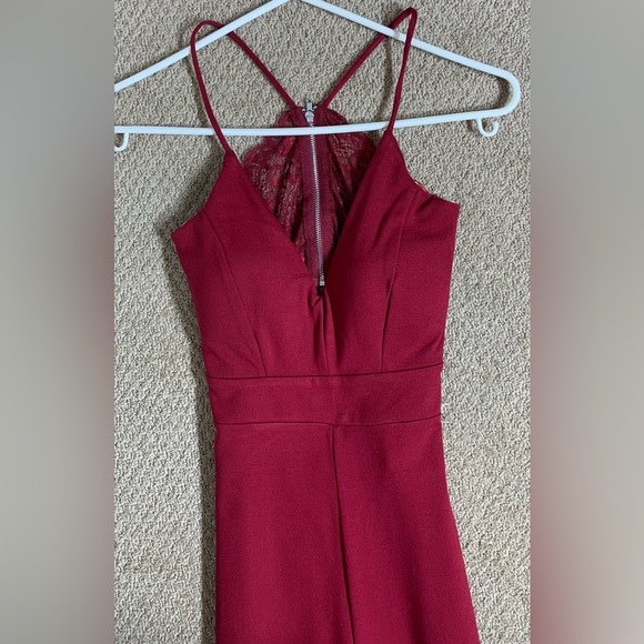 Lace Back Jumpsuit - Picture 2 of 6